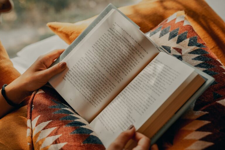 Photo habit of daily reading